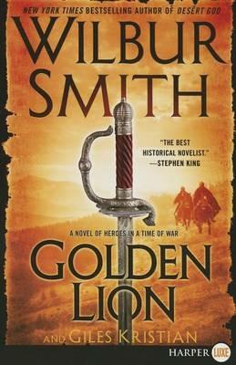 The Golden Lion Large Print - Wilbur Smith - cover