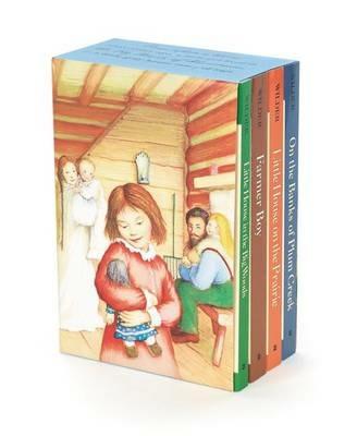 Little House 4-Book Box Set: Little House in the Big Woods, Farmer Boy, Little House on the Prairie, on the Banks of Plum Creek - Laura Ingalls Wilder - cover