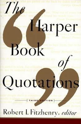 The Harper Book of Quotations - cover