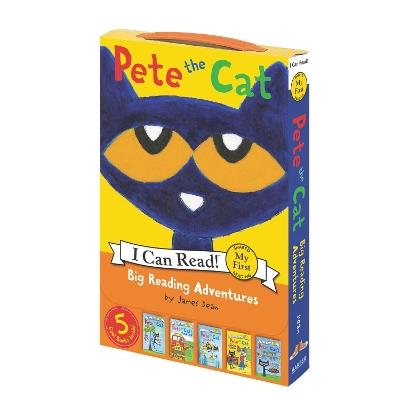 Pete the Cat: Big Reading Adventures Box Set: 5 Far-Out Books in 1 Box! - James Dean - cover