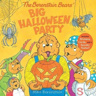 The Berenstain Bears' Big Halloween Party: Includes Stickers, Cards, and a Spooky Poster! - Mike Berenstain - cover