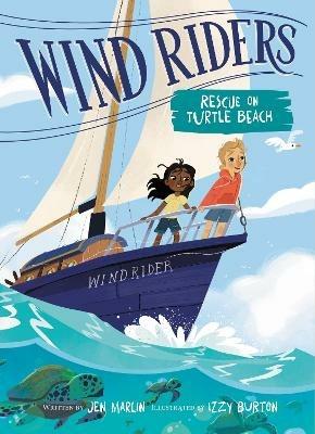 Wind Riders #1: Rescue on Turtle Beach - Jen Marlin - cover