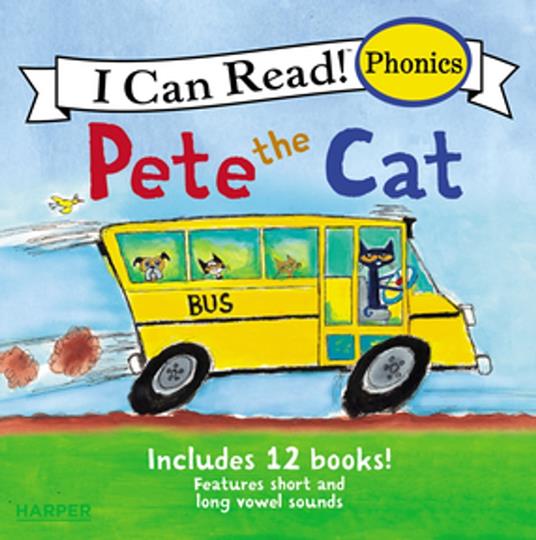 Pete the Cat 12-Book Phonics Fun! - James Dean,Kimberly Dean - ebook