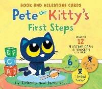 Pete the Kitty’s First Steps: Book and Milestone Cards - James Dean,Kimberly Dean - cover