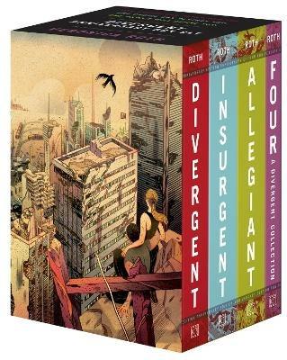 Divergent Anniversary 4-Book Box Set: Divergent, Insurgent, Allegiant, Four - Veronica Roth - cover