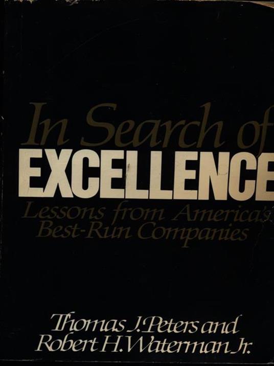 In search of excellence - Elizabeth Peters - copertina