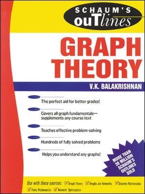 Schaum's Outline of Graph Theory: Including Hundreds of Solved Problems - V. Balakrishnan - cover