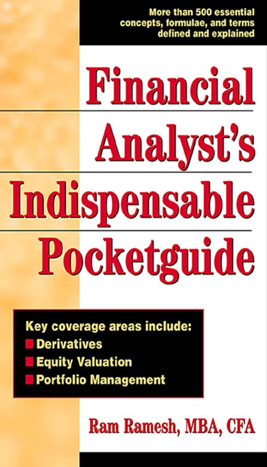 Financial Analyst's Indispensible Pocket Guide