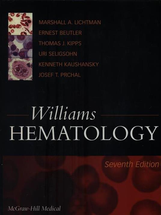 Williams hematology - copertina