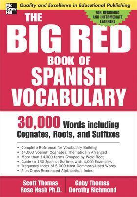 The Big Red Book of Spanish Vocabulary - Scott Thomas - cover
