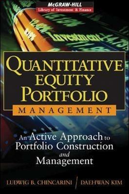 Quantitative Equity Portfolio Management - Ludwig Chincarini,Daehwan Kim - cover