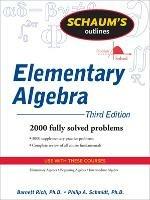 Schaum's Outline of Elementary Algebra, 3ed - Barnett Rich,Philip Schmidt - cover