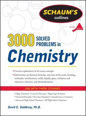 3,000 Solved Problems In Chemistry - David Goldberg - cover