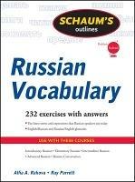 Schaum's Outline of Russian Vocabulary - Alfia Rakova,Ray Parrott - cover