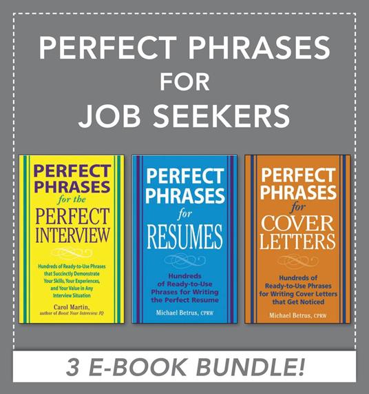 Perfect Phrases for Job Seekers (EBOOK BUNDLE)