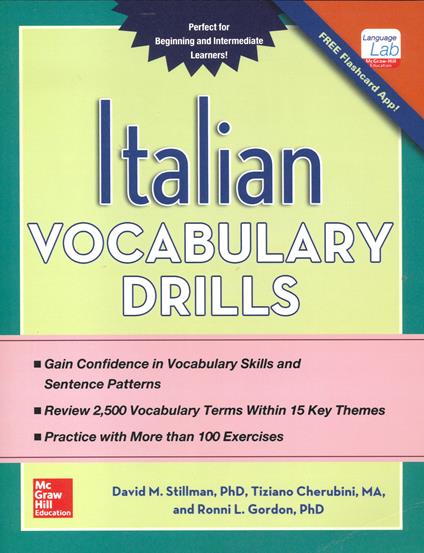 Italian Vocabulary Drills - David Stillman,Tiziano Cherubini,Ronni Gordon - cover