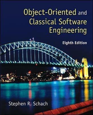 Object-Oriented and Classical Software Engineering - Stephen Schach - cover