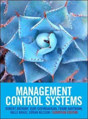 Management control systems. European edition - copertina