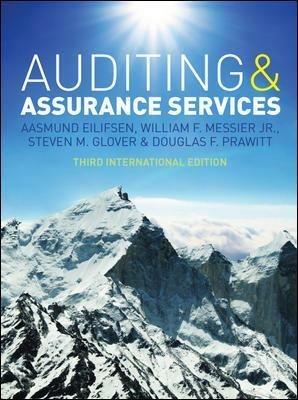 Auditing and Assurance Services, Third International Edition with ACL software CD - Aasmund Eilifsen,William Messier Jr,Steven Glover - cover