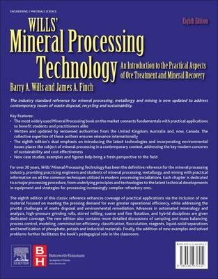 Wills' Mineral Processing Technology: An Introduction to the Practical Aspects of Ore Treatment and Mineral Recovery - Barry A. Wills,James Finch - cover