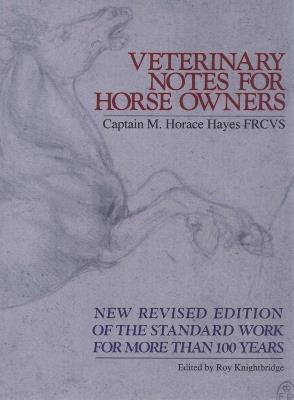 Veterinary Notes For Horse Owners - M. Horace Hayes - cover