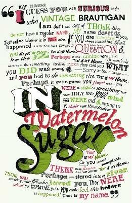 In Watermelon Sugar - Richard Brautigan - cover