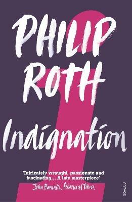 Indignation - Philip Roth - cover