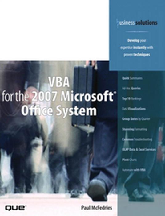 VBA for the 2007 Microsoft Office System