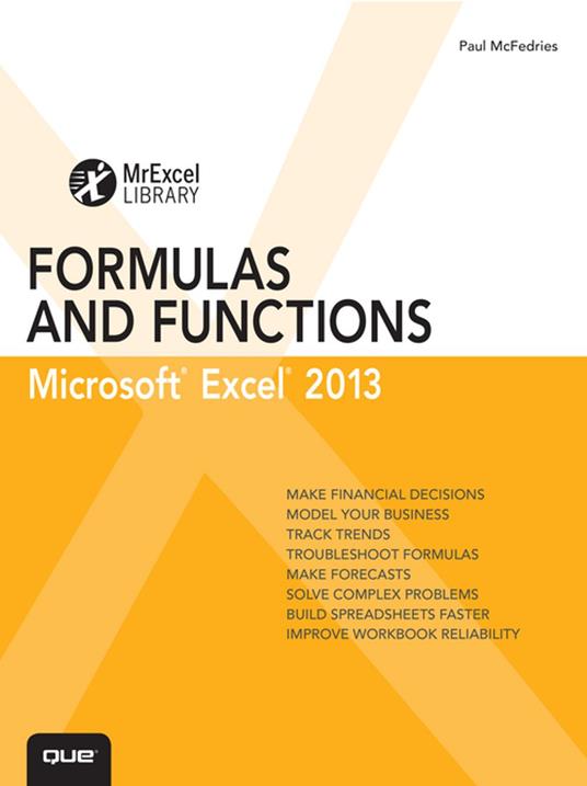 Excel 2013 Formulas and Functions