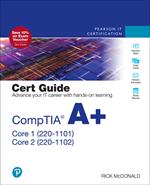 CompTIA A+ Core 1 (220-1101) and Core 2 (220-1102) Pearson uCertify Course and Labs Access Code Card