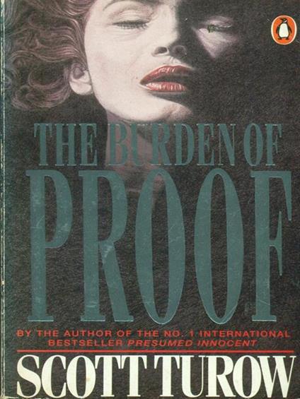 The  burden of proof - Scott Turow - copertina