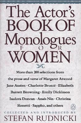 The Actor's Book of Monologues for Women - Various - cover