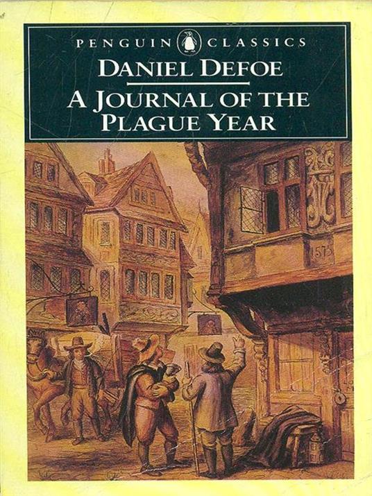 A journal of the plague year - Daniel Defoe - copertina