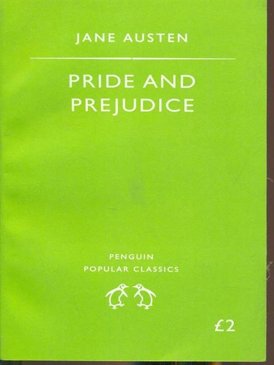 Pride and Prejudice - Jane Austen - copertina