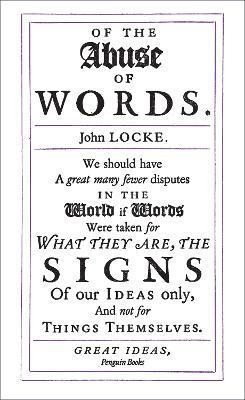 Of the Abuse of Words - John Locke - cover