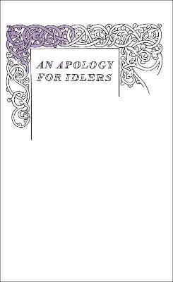An Apology for Idlers - Robert Louis Stevenson - cover