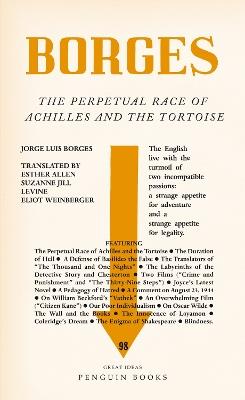 The Perpetual Race of Achilles and the Tortoise - Jorge Luis Borges - cover