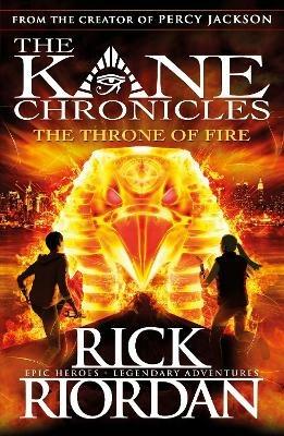 The Throne of Fire (The Kane Chronicles Book 2) - Rick Riordan - cover