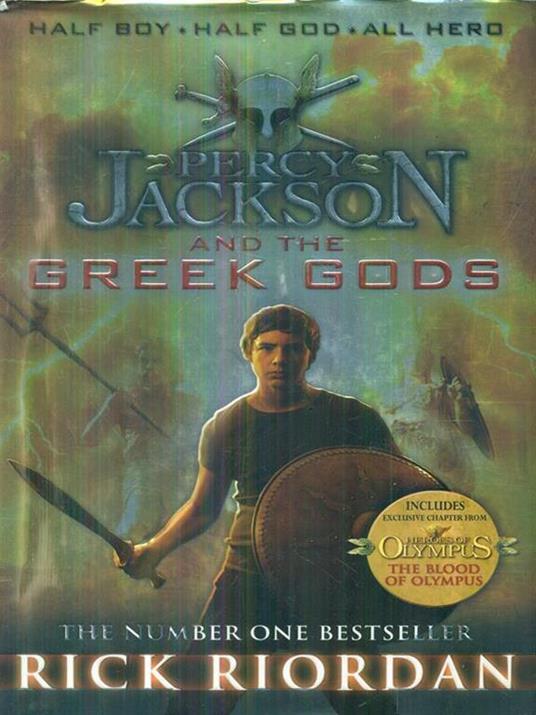 Percy Jackson and the Greek Gods - Rick Riordan - cover