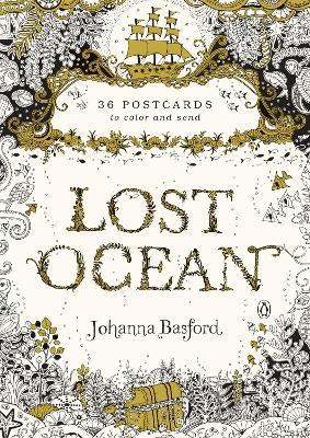 Lost Ocean: 36 Postcards to Color and Send - Johanna Basford - cover