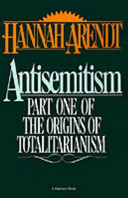 Antisemitism - Hannah Arendt - cover
