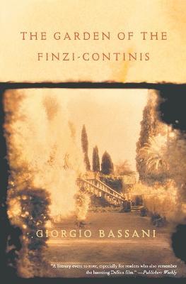 The Garden of the Finzi-Continis - Giorgio Bassani - cover