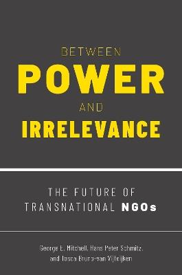 Between Power and Irrelevance: The Future of Transnational NGOs - George E. Mitchell,Hans Peter Schmitz,Tosca Bruno-van Vijfeijken - cover