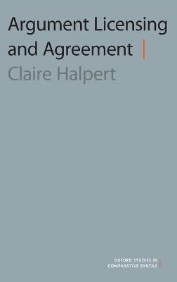 Argument Licensing and Agreement - Claire Halpert - cover