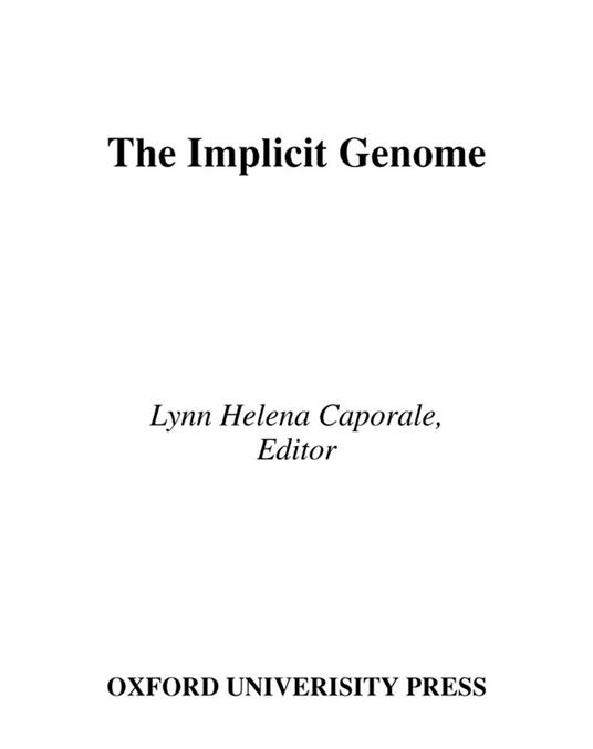 The Implicit Genome