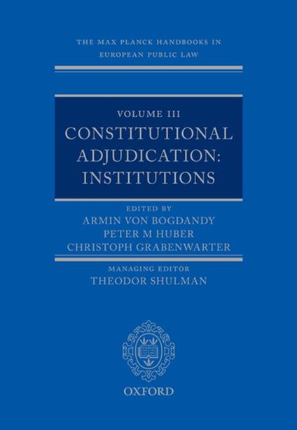 The Max Planck Handbooks in European Public Law