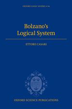 Bolzano's Logical System