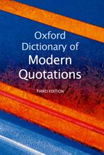Oxford Dictionary of Modern Quotations