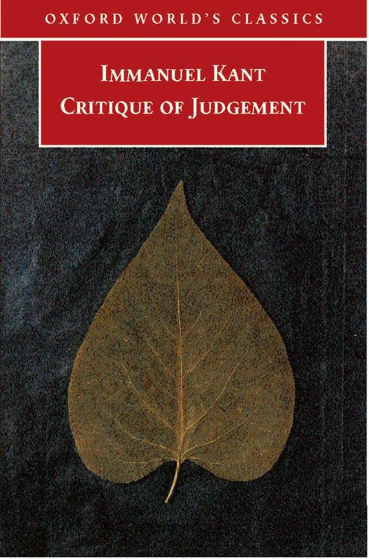 Critique of Judgement