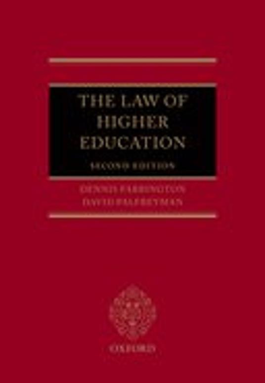 The Law of Higher Education